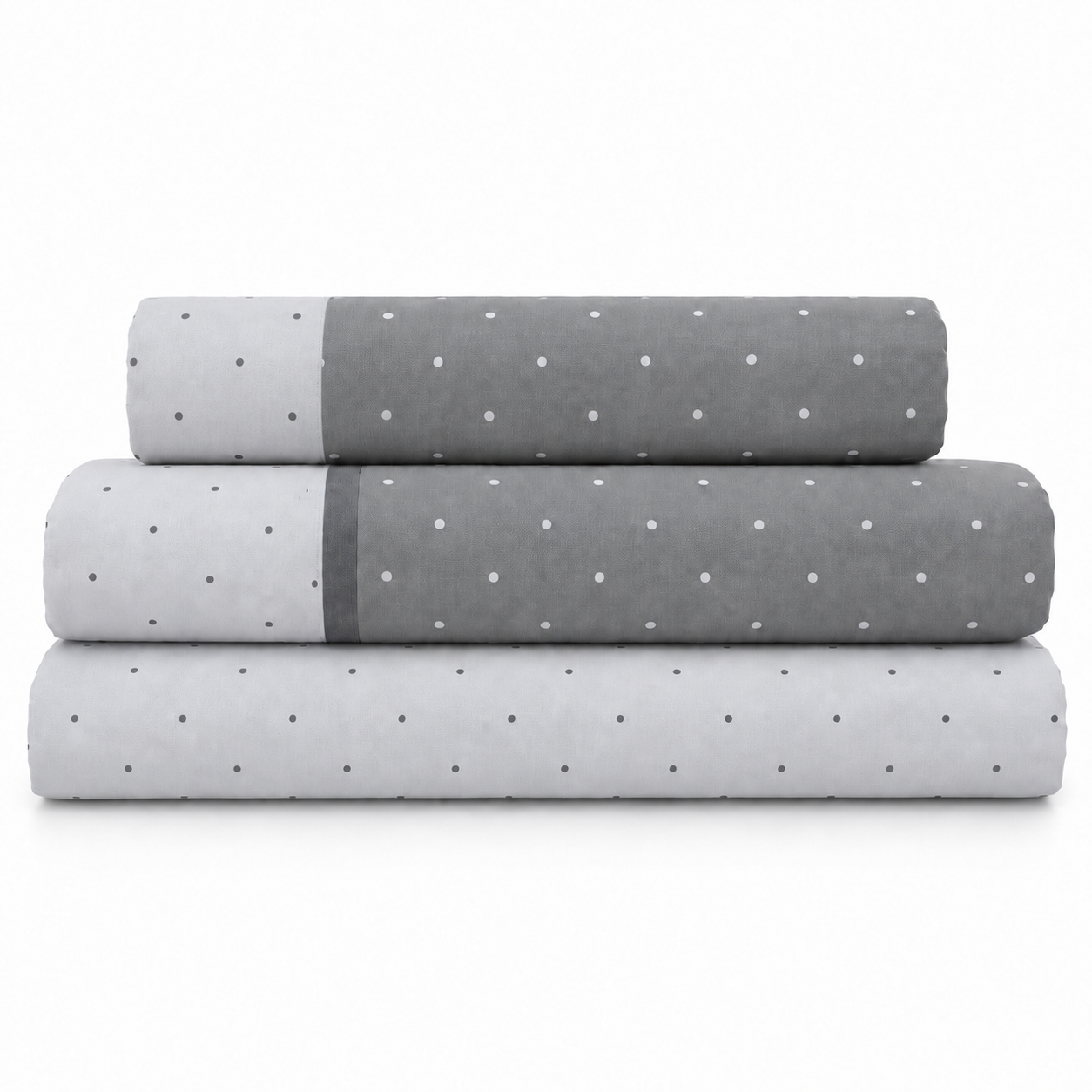 Juego de Sábanas Hugo, 50% poliéster 50 % algodón, Disponible En Beige O Gris, Para 90, 105, 135 y 150, 150(2), Paduana.