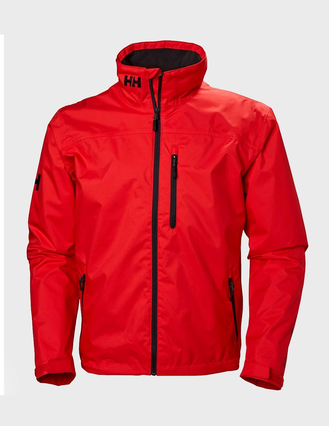 Helly Hansen - Chaqueta HH Rew Midlayer Sailing Roja para Hombre - Impermeable y Cortavientos