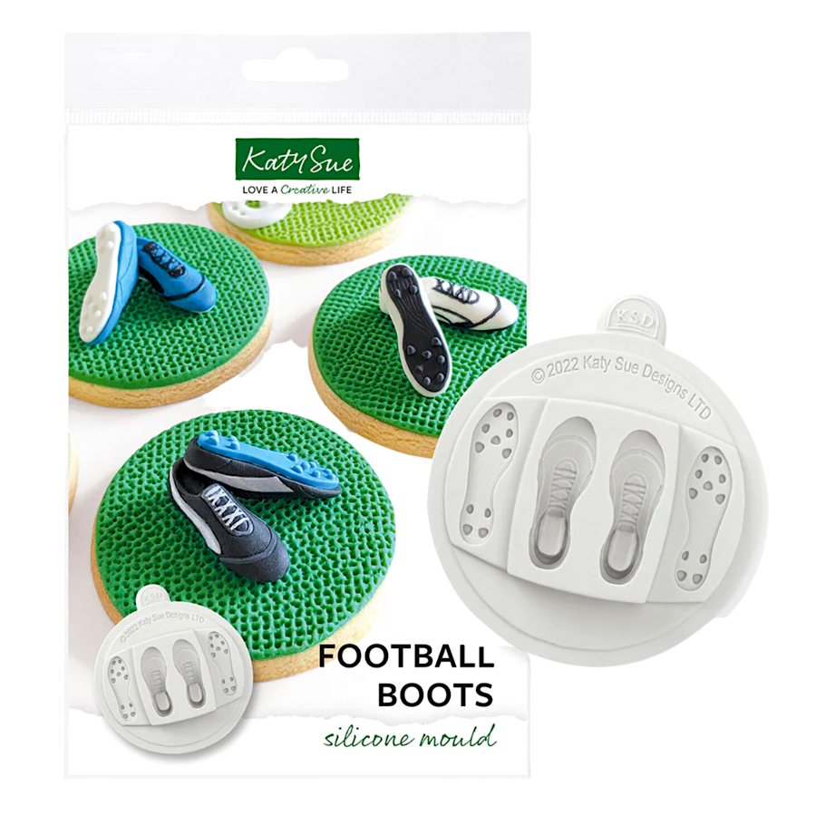 Glotomania Molde Silicona Katy Sue - Botas de Fútbol Detalladas