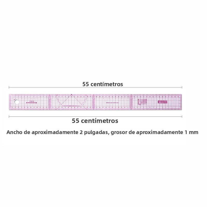 TK Regla De Costura Empire Y Curva Francesa Para Diseño De Moda Transparente Plástico Herramienta De Boceto De Patrón
