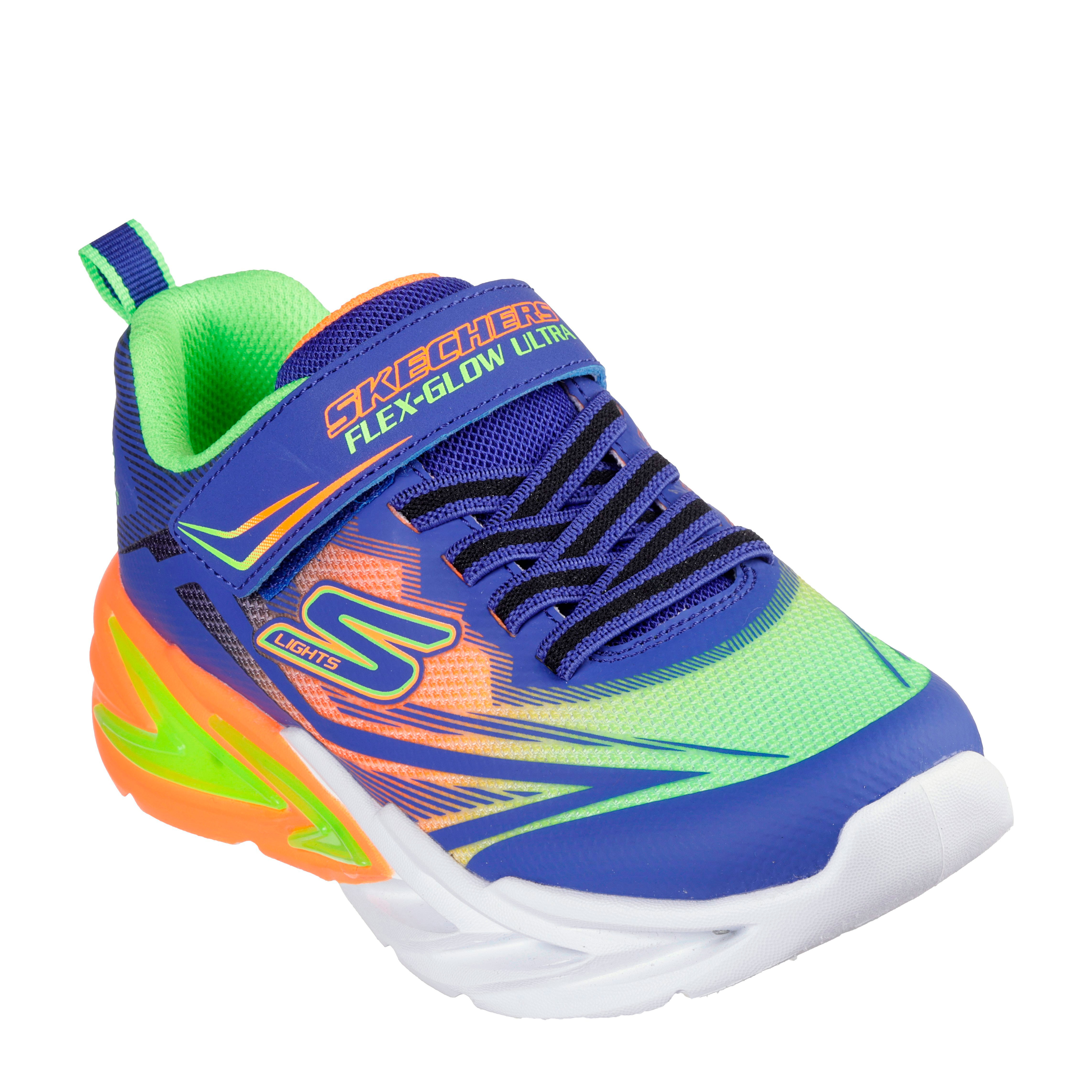 Skechers Zapatillas Flex-Glow Ultra Azules 400139L-BLMT , para Niño