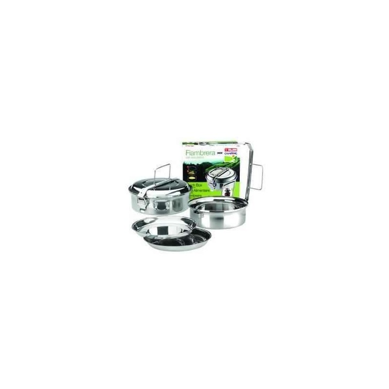 FIAMBRERA INOXIDABLE IBILI 16CM 2 PLATOS