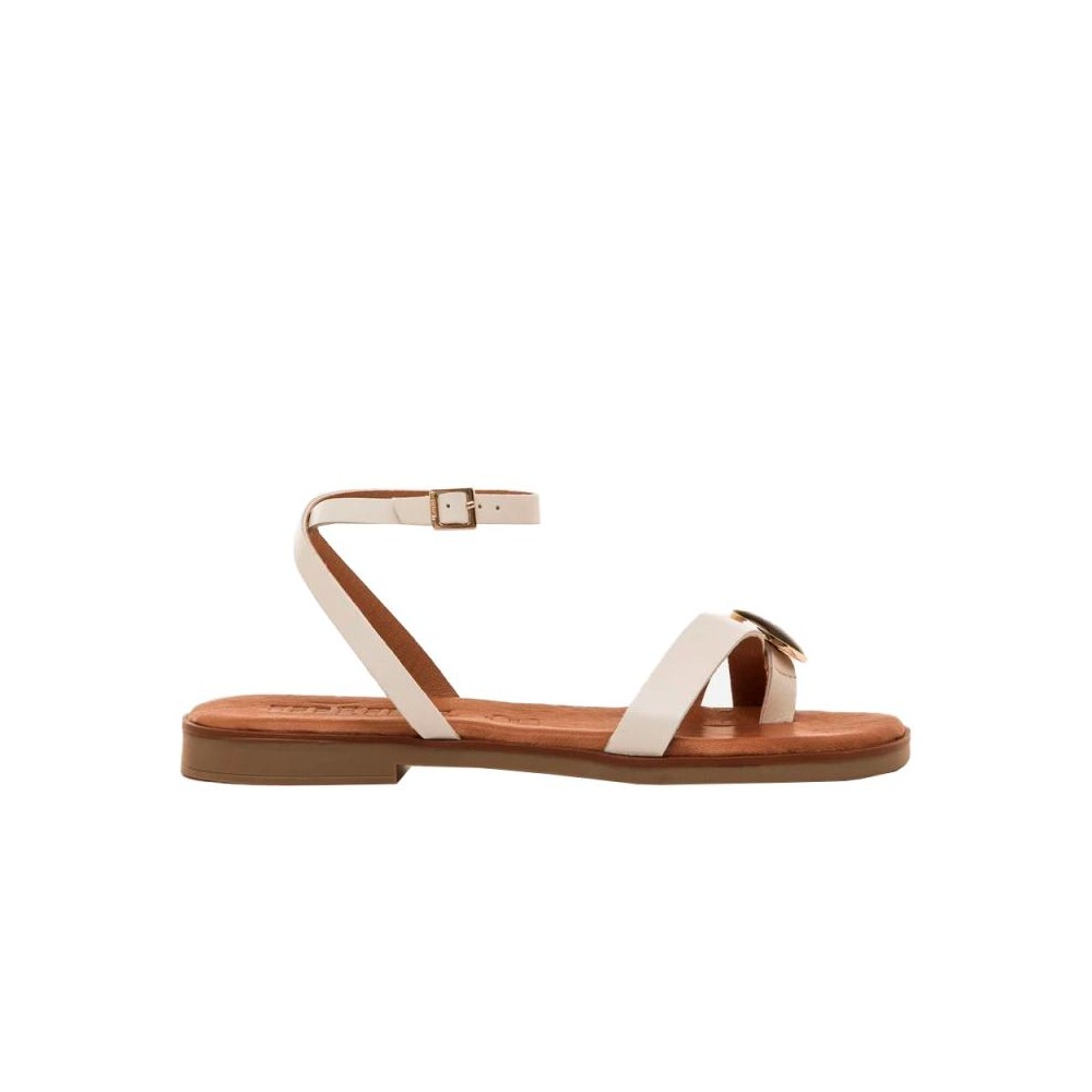 Sandalias Planas Mujer Mustang 55931 Hielo