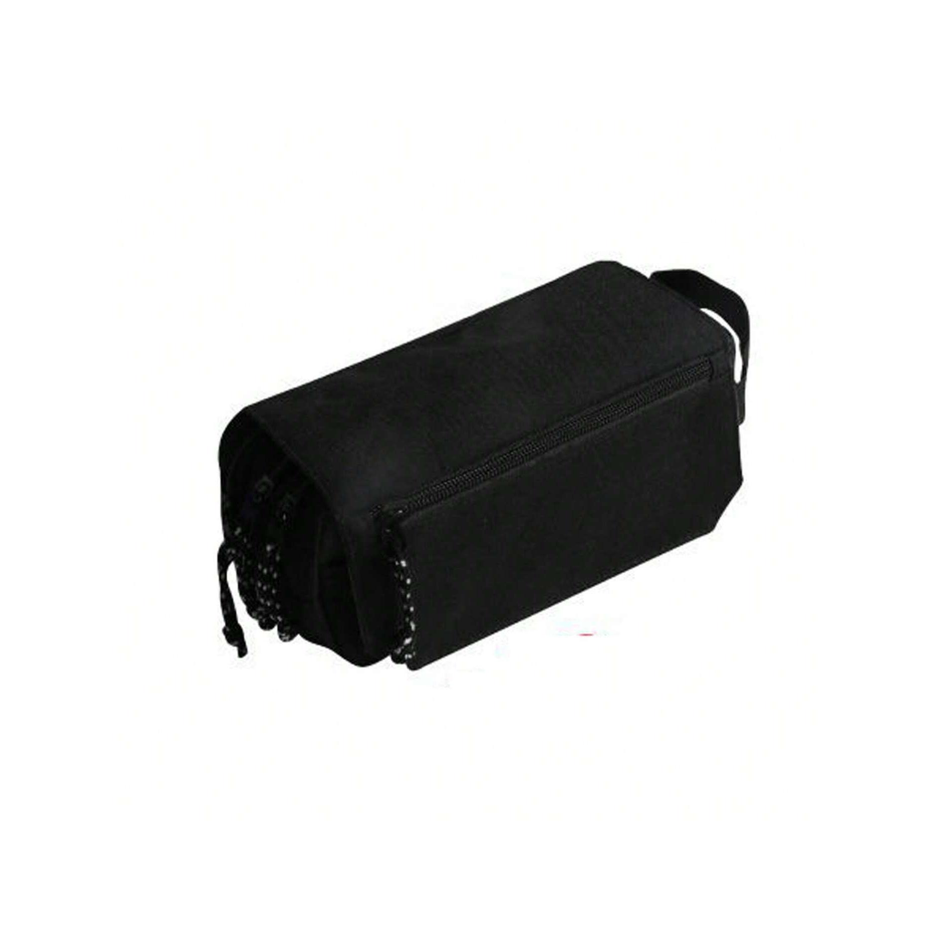 Estuche Multiusos con 3 Cremalleras – 21x10x9 cm – Bolsa de Almacenamiento para Papelería, Maquillaje o Viaje – Disponible en Varios Colores