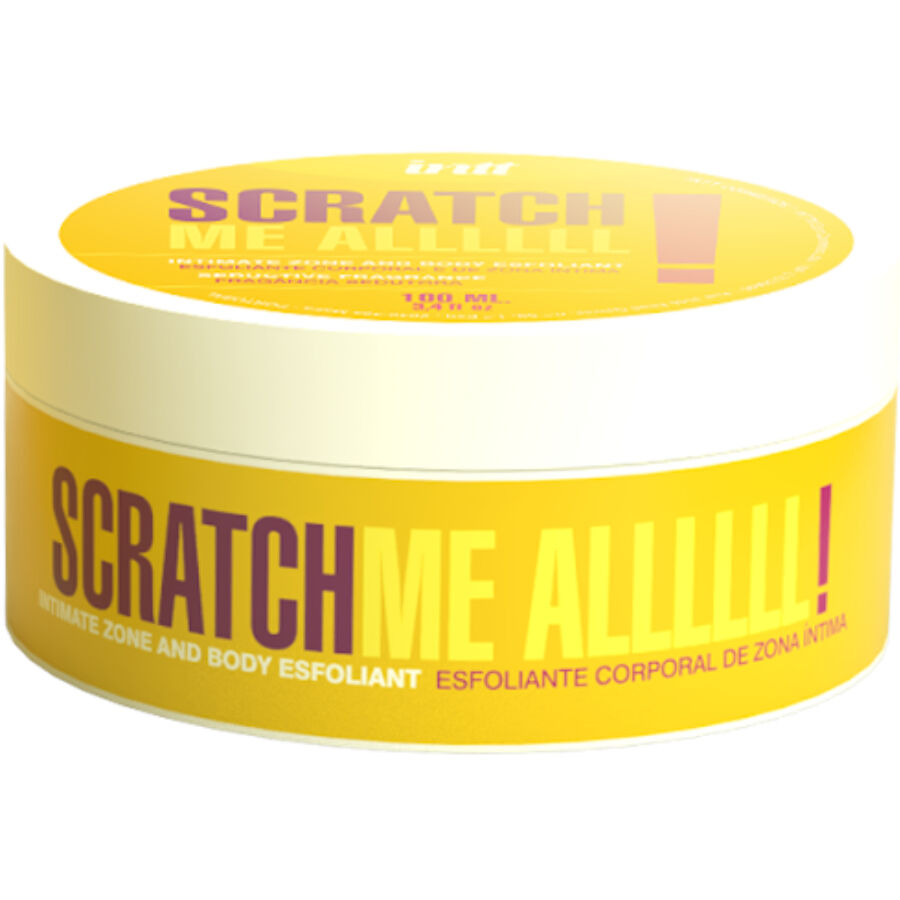 INTT SCRATCH ME ALLLLL: Exfoliante Corporal e Íntimo para Piel Sensible, 100 ml, Prevención de Vellos Encarnados