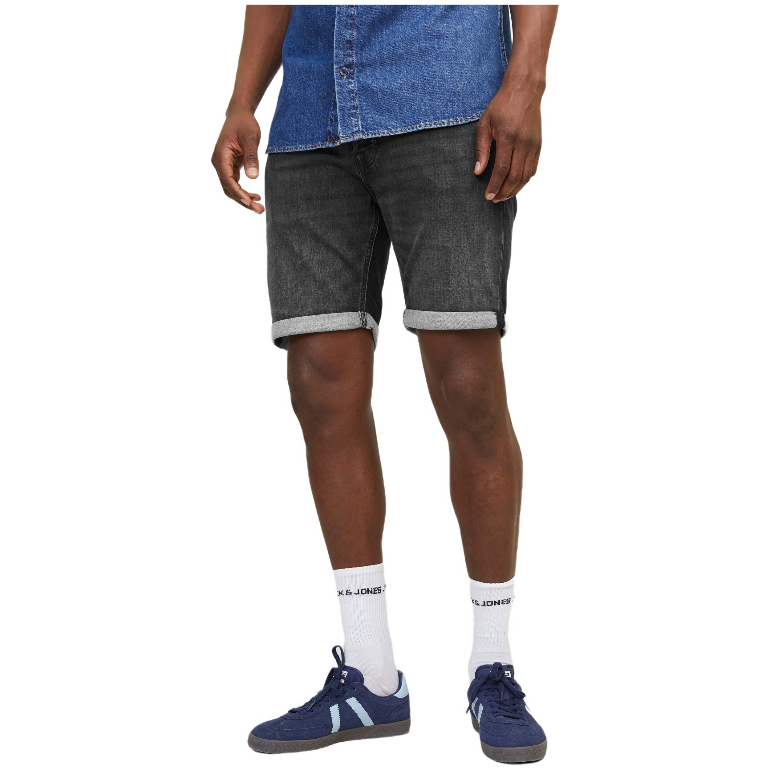 Pantalon Corto Jack & Jones modelo 12252246-BLACK DENIM para Hombre en color Multicolor