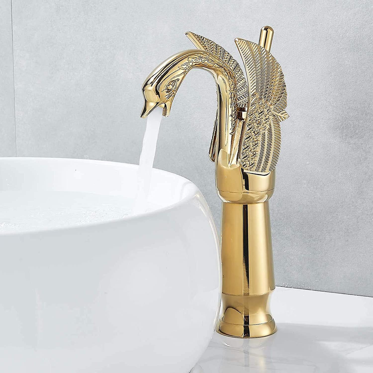 TK Brass Bathroom Faucet Single Handle Basin