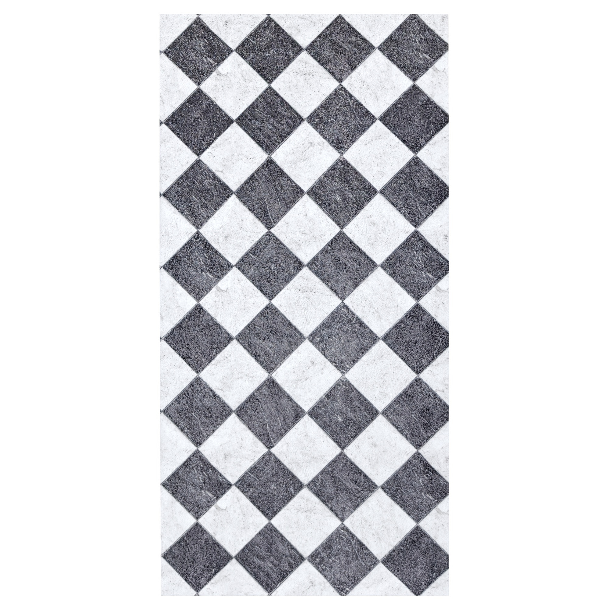 Alfombra vinílica pasillera antideslizante con efecto fibra natural trenzada, con base de goma, resistente y fácil de limpiar, ideal para cocina, pasillo o entrada