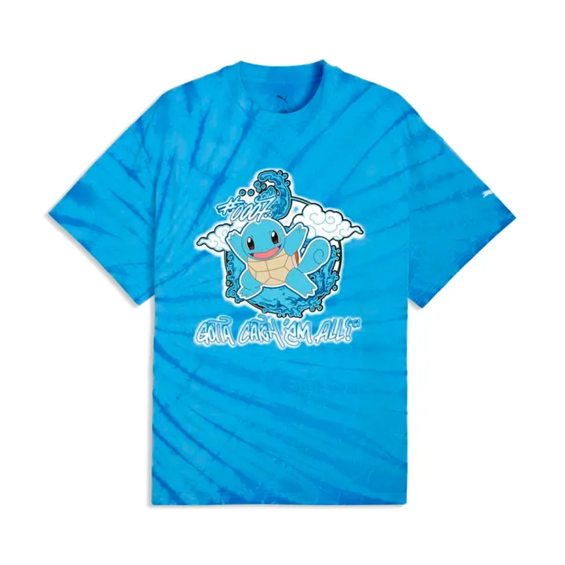 Camiseta Puma x Pokemon Squirtle Team Azul