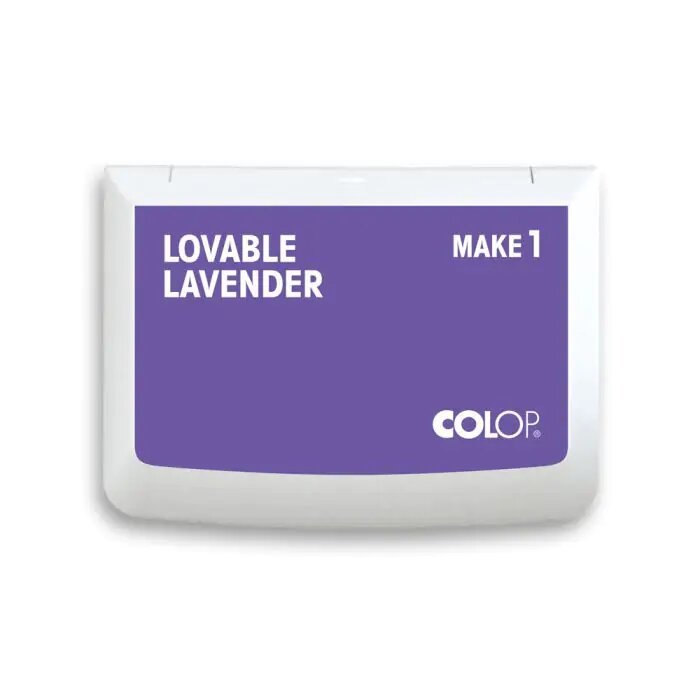 COLOP TAMPON MAKE 1 LAVANDA ADORABLE 50X90 MM ESCOLAR 7x1x10 Cms.