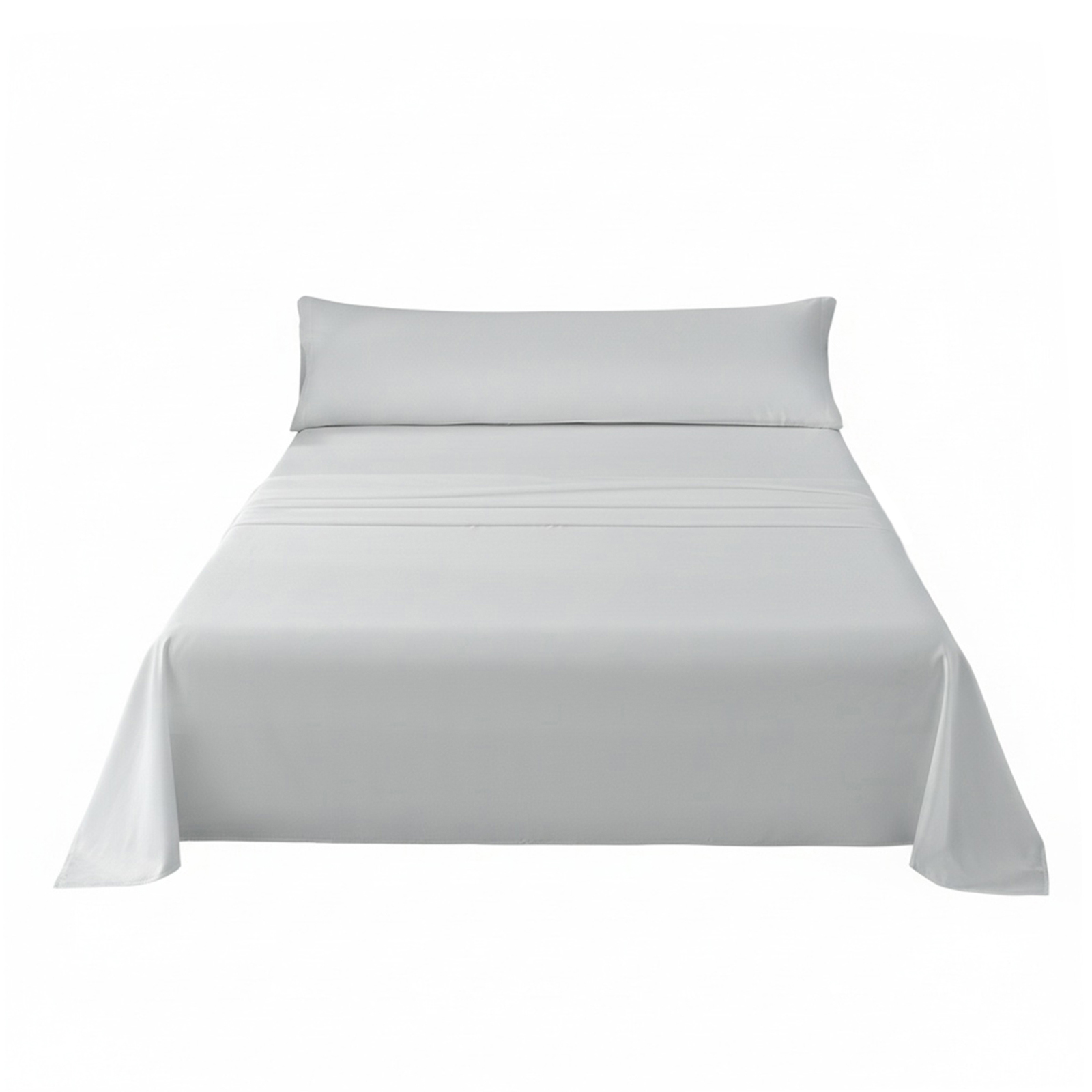 Juego de Sábanas Lisas 100% Poliéster Ultra Suave Transpirable, Set Completo con Sábanas y Fundas de Almohada, Antiarrugas y Resistente al Desgaste, Lavable a Máquina, Colores Neutros Modernos para Dormitorio, Hogar y Apartamento Turístico