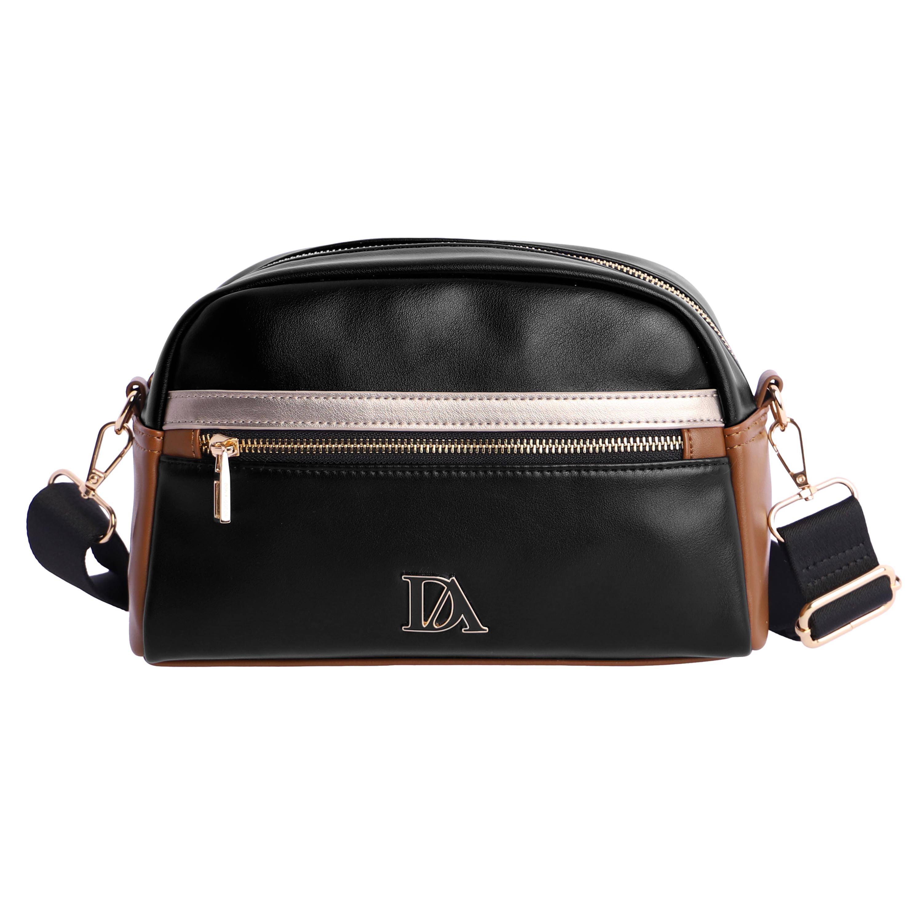 Bolso bandolera para mujer DON ALGODON Tirena de piel sintética con cremallera