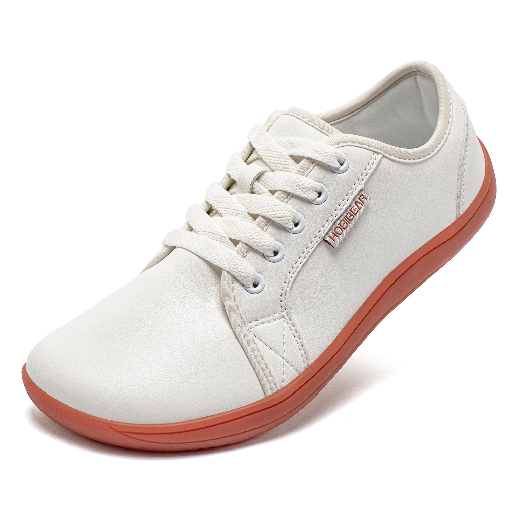TK Zapatillas Casuales HOBIBEAR Para Hombres Y Mujeres Con Dedo Ancho Y Cero Bajada Zapatillas De Paseo Ligero De Cuero Sintético Minimalistas Para Adultos