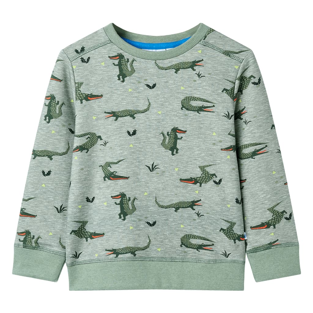 Sudadera para niños caqui claro mélange 140 en tamaño 140 (9-10 años)/92 (1,5 - 2 años)/116 (5-6 años) y más