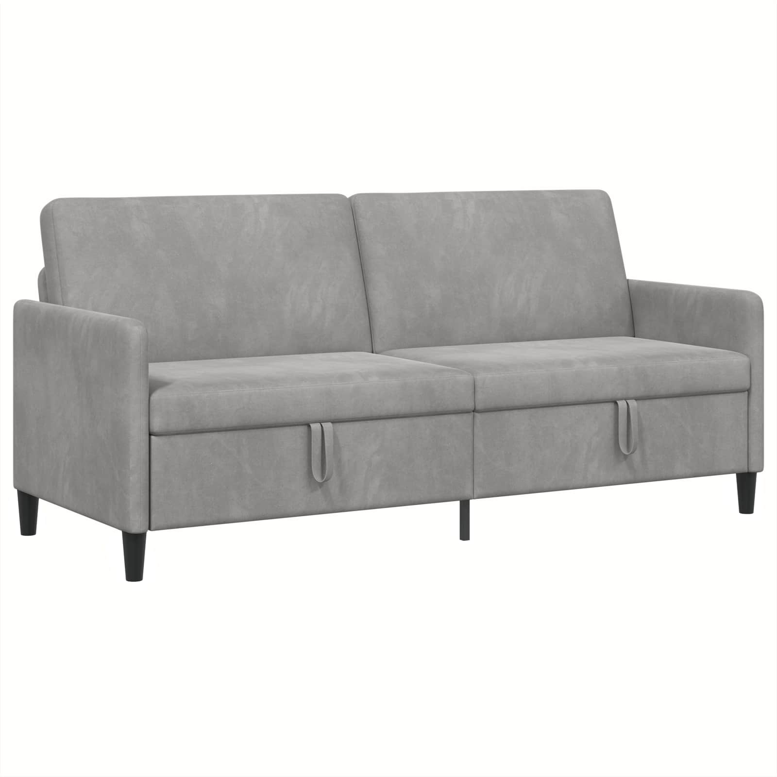 vidaXL Sofá con almacenamiento  192 x 78 x 87 cm Poliéster Multicolor