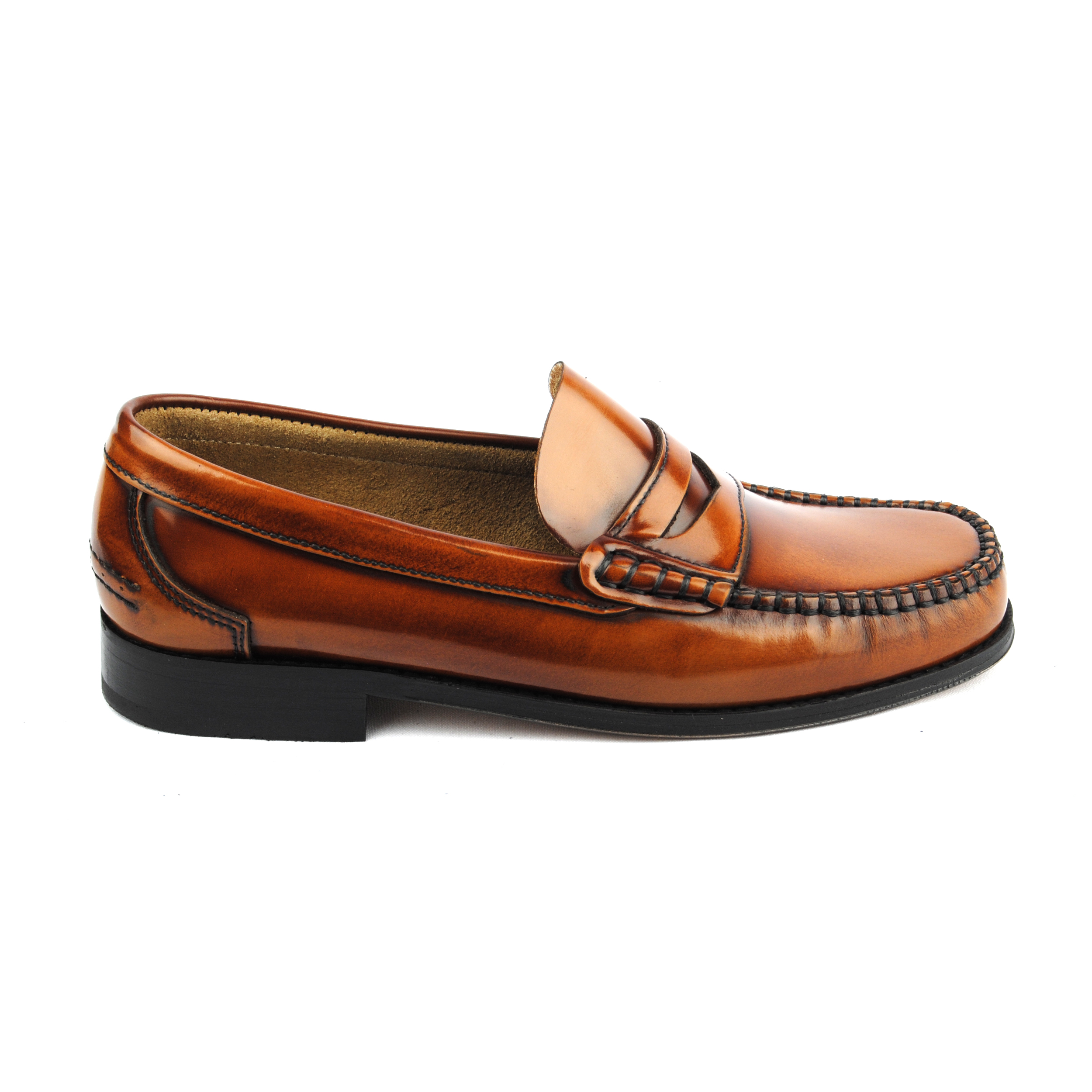 Sotoalto Mocasín Royal Flex A para hombre - cuero flexible cosido a mano