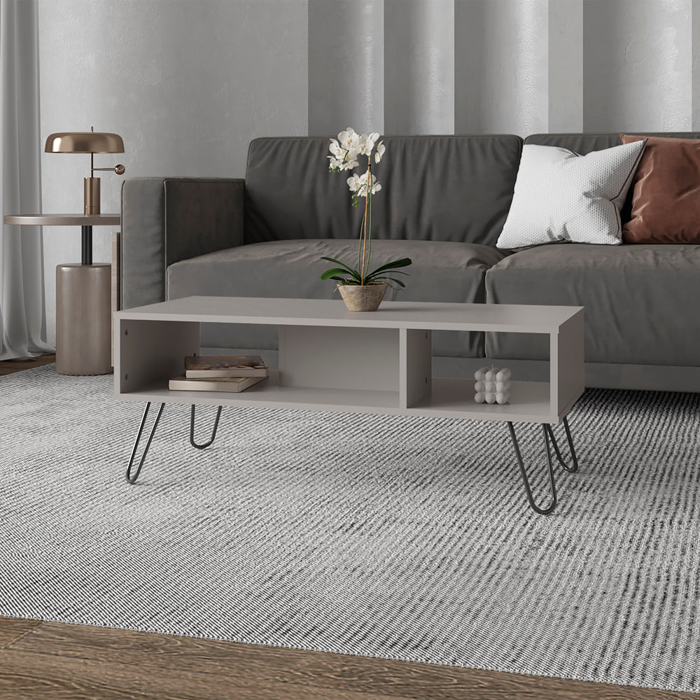 Mesa de centro Genoa de 101 cm, gris