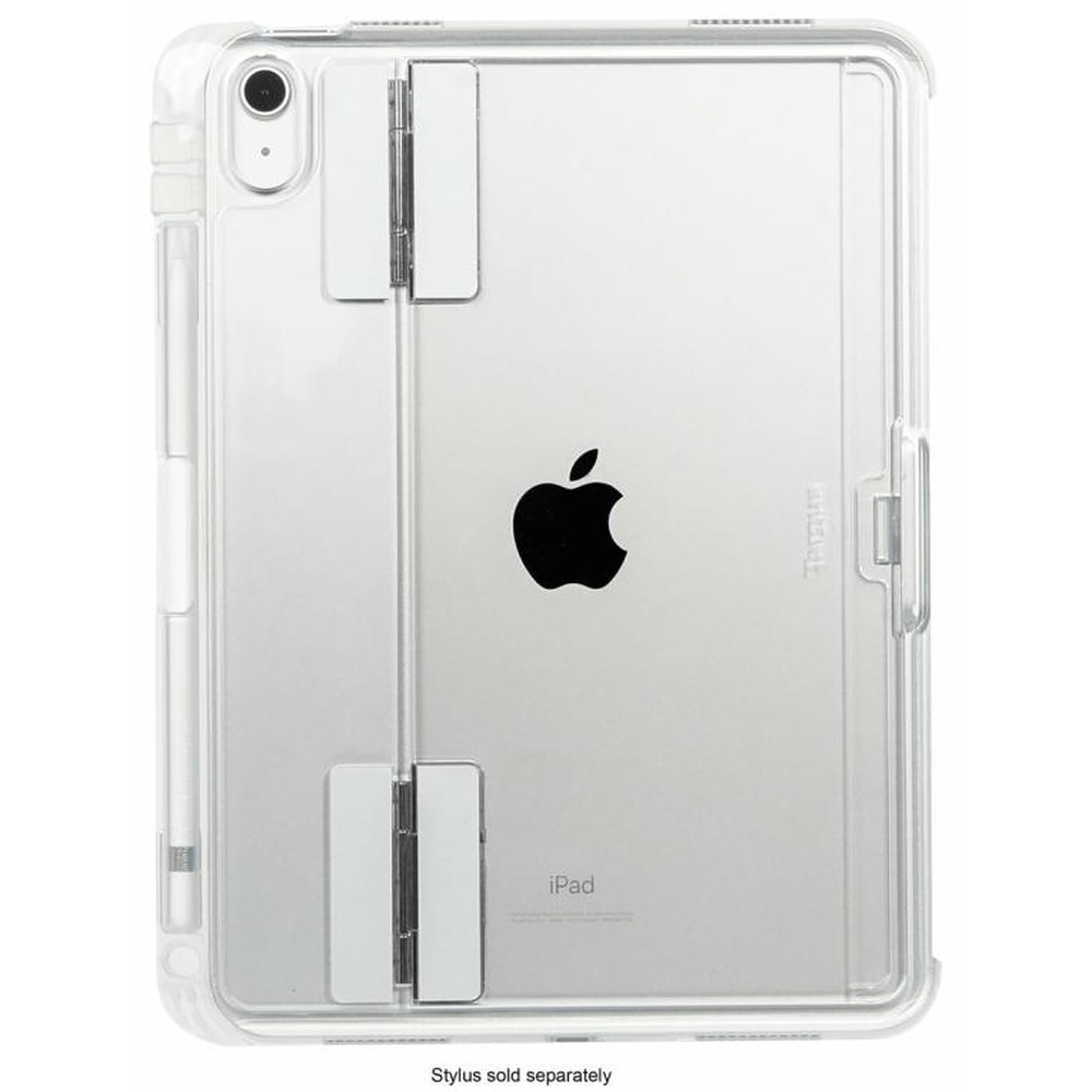 Targus - Funda transparente Click-In con soporte para iPad 10.ª generación de 10,9 pulgadas, protección militar hasta 1,2 m y material TPU resistente