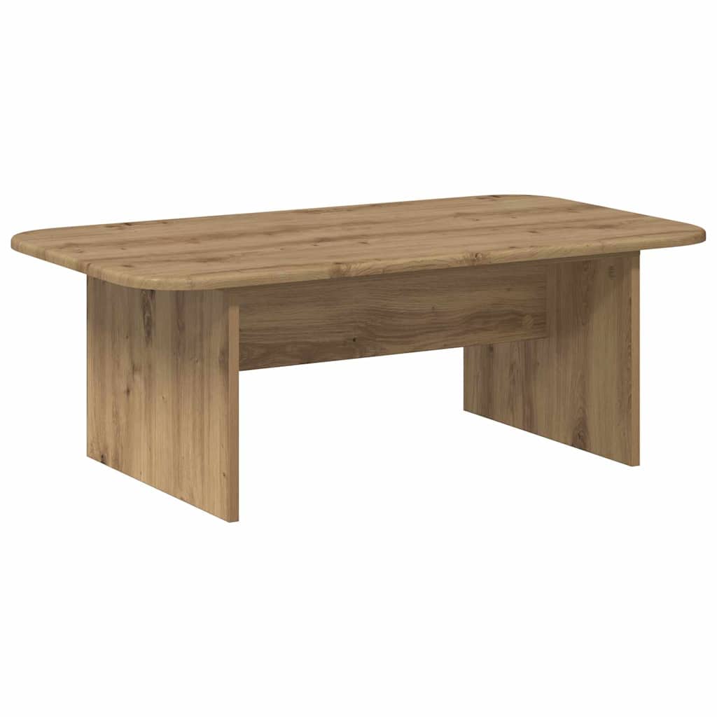 vidaXL Mesa de Café 93 x 53 x 33 cm Madera de ingeniería Multicolor