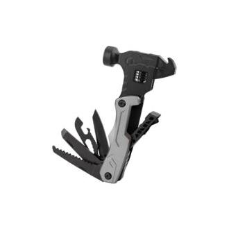 CA Martillo de garra multifuncional para acampar al aire libre, regalo para hombres, 12 en 1, cuchillo EDC, destornillador, herramientas