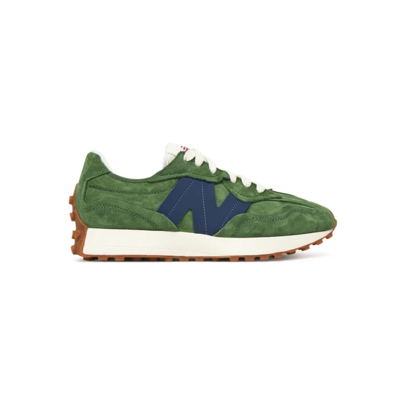 Zapatillas New Balance U327WSC verde serraje de hombre