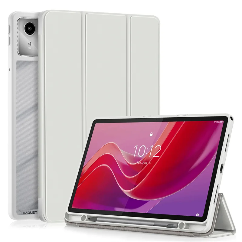 TK Funda Para Tableta Lenovo Tab M11 Con Soporte Para Lápiz Material Acrílico TPU Cubierta Trasera Protectora Antichoque Resistente Al Desplome Y Polvo Para XiaoxinPad 2024 11 Pulgadas