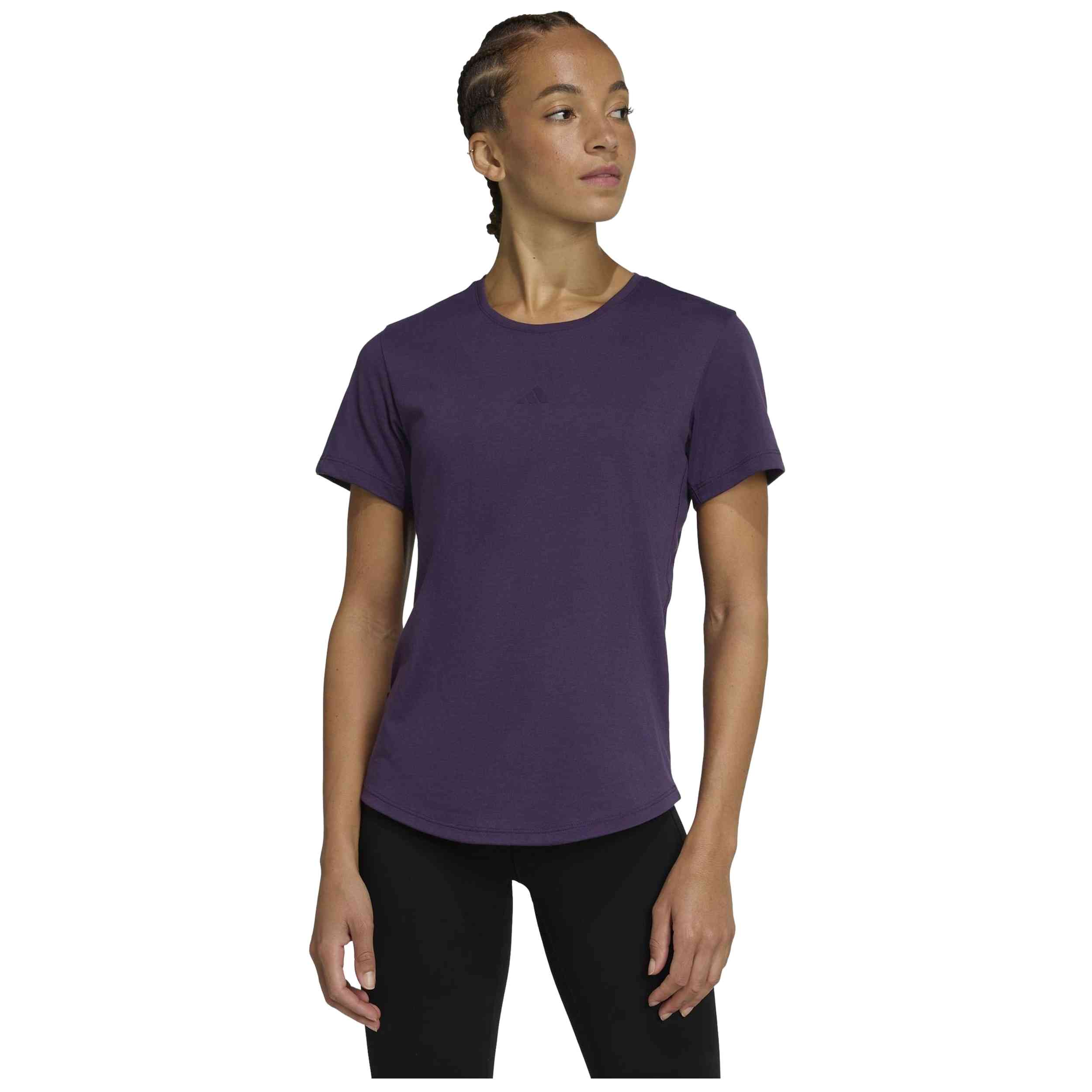 Camiseta De Manga Corta Adidas modelo JM4484 para Mujer en color Morado