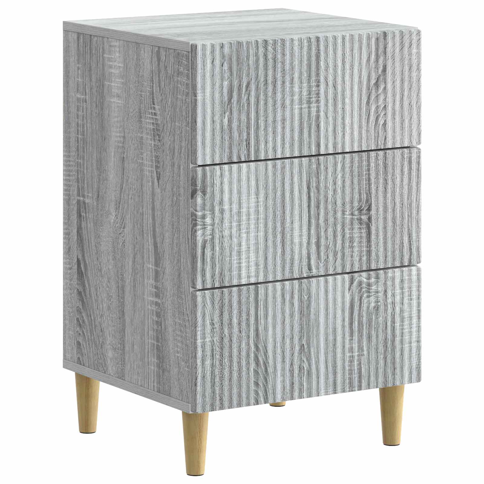 vidaXL Armario de Noche 43 x 41 x 66,5 cm Madera de ingeniería Multicolor