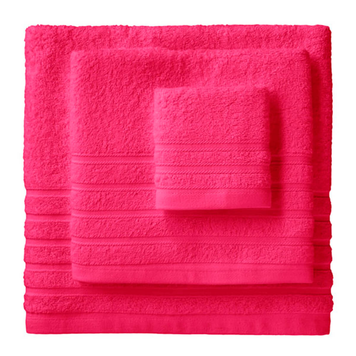 Toalla baño DIAMANTE - 100% algodón rizo americano - Color Coral, de Lanovenanube
