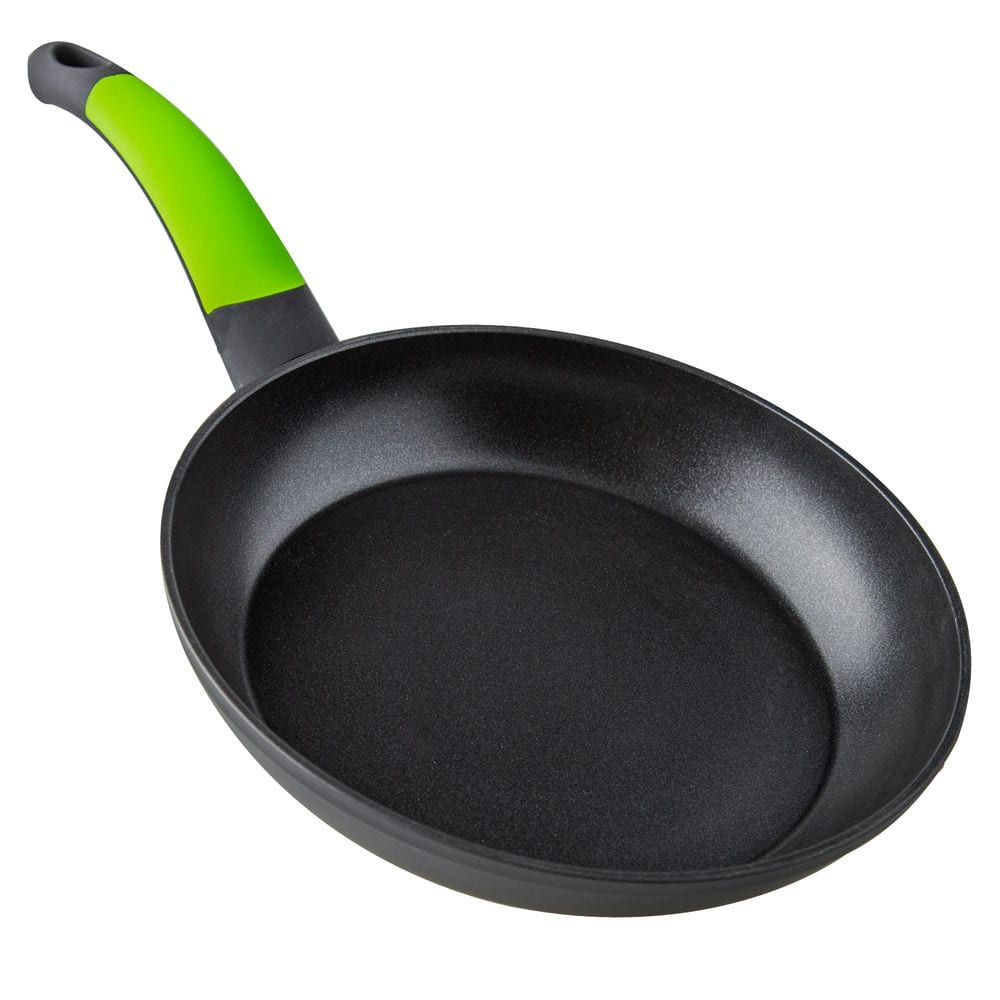 Sartén en aluminio de 4 mm de espesor - Recubrimiento antiadherente de Xylan ecologica - Para todo tipo de cocinas -Perfecta distribución del calor.