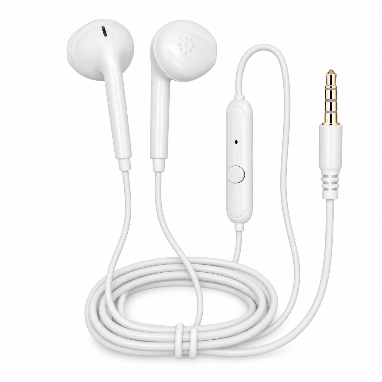 Auriculares con Cable 3,5 mm con Micrófono, Auriculares Semi Intraurales con Control en Cable, Jack de Audio 3,5 mm, Manos Libres ST03