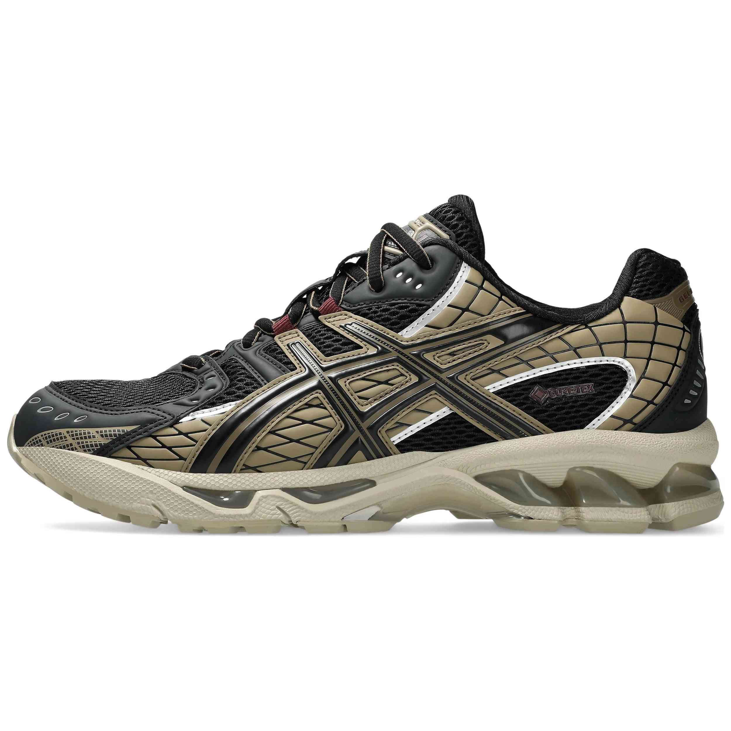 Zapatillas Asics modelo GEL-NIMBUS 10.1 GTX "Black/Gold" para Hombre en color Negro