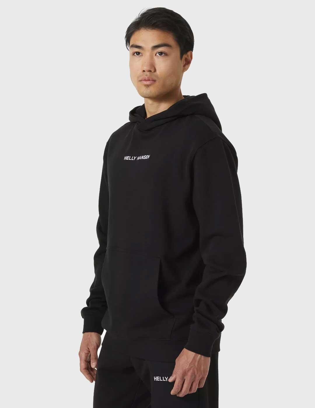 Sudadera Helly Hansen Core Graphic negra para hombre