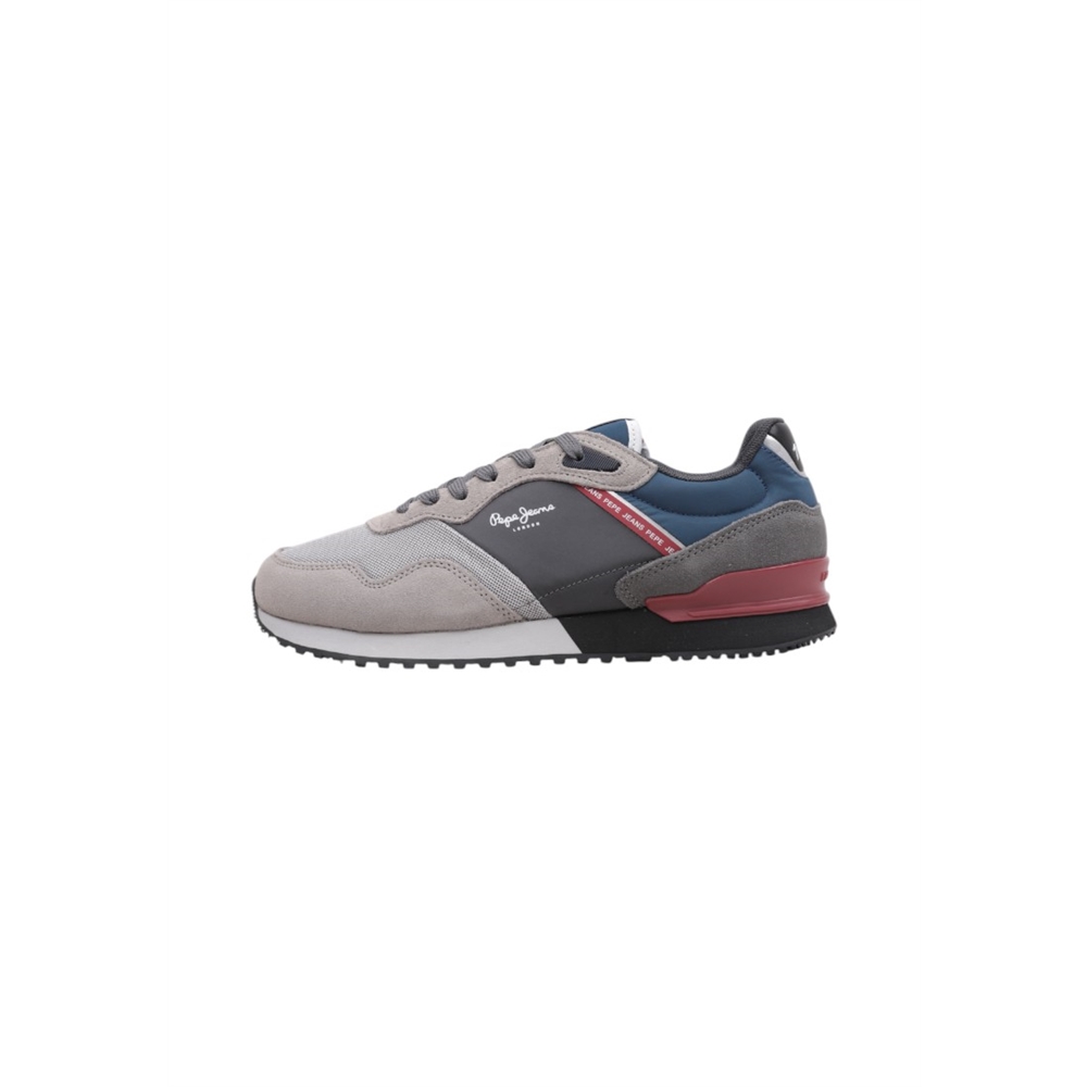 Pepe Jeans LONDON BRICK M Deportivas Planas Hombre Gris