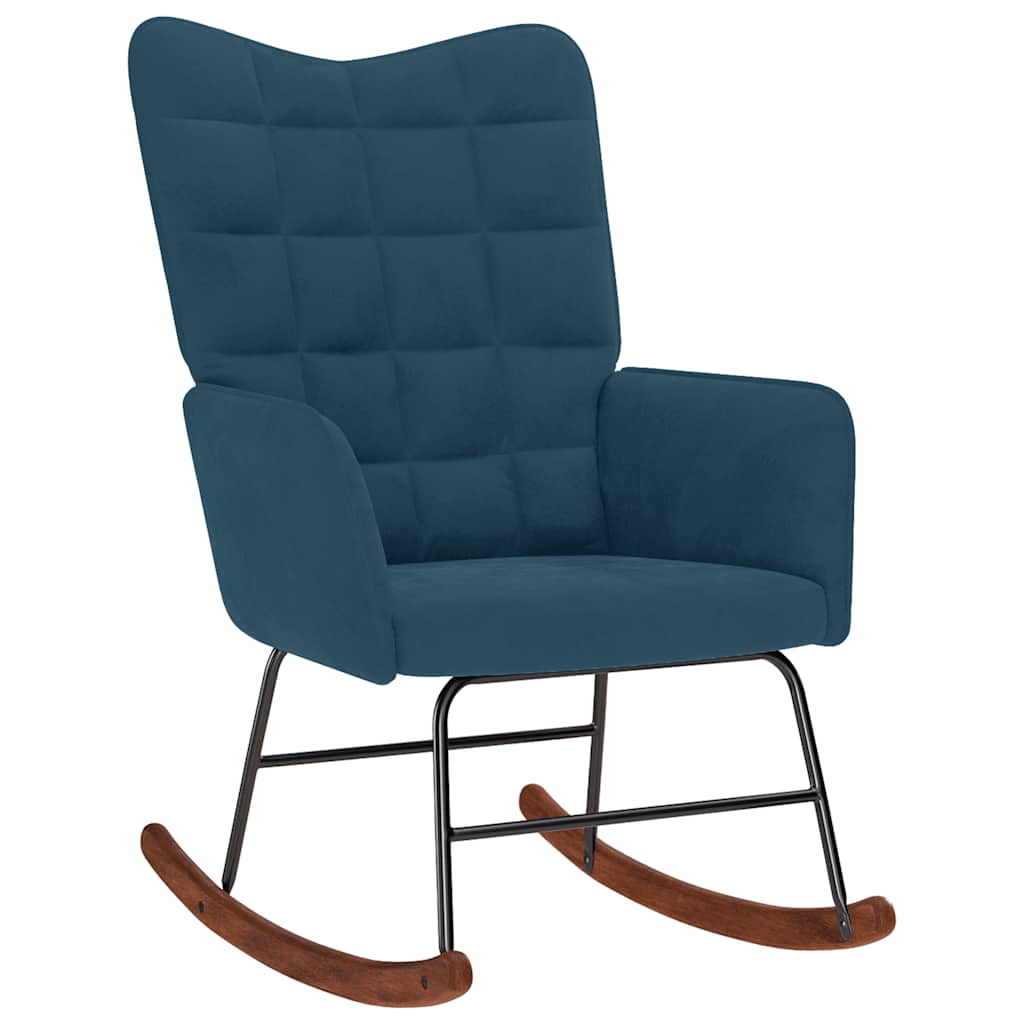 vidaXL Silla mecedora de terciopelo en color Gris claro/Amarillo/Verde claro y más | cómodas modernas ergonómicas para comedor cocina salón hogar