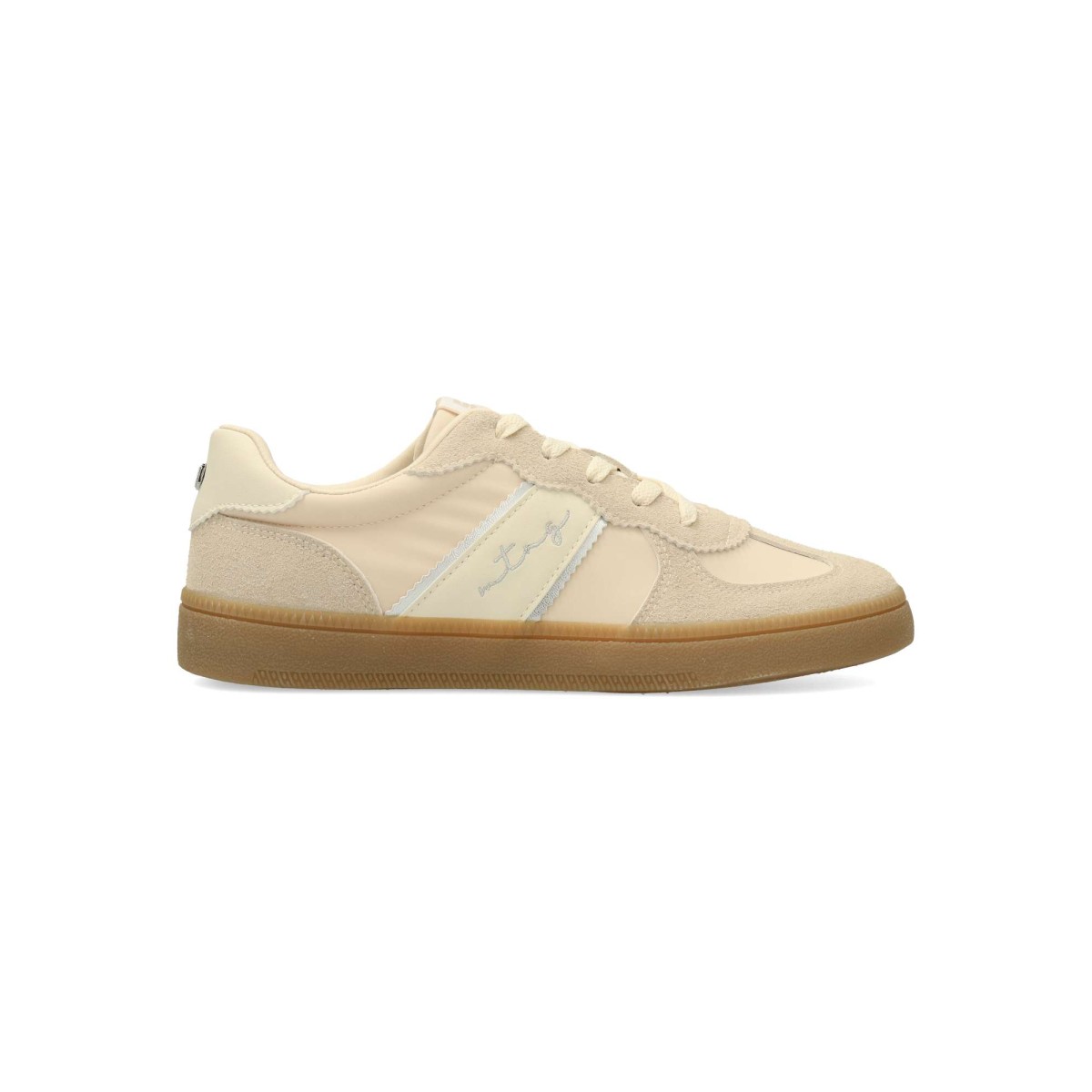 MTNG - Zapatillas deportivas casual mujer Roy con diseño retro y suela de goma caramelo, plantilla acolchada para looks relajados