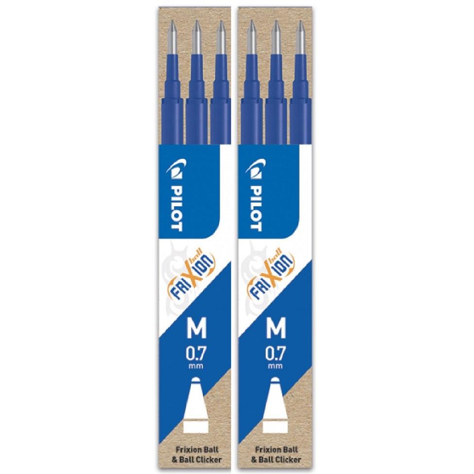 Pilot Frixion Clicker - Bolígrafo Borrable con Sistema de Fricción - Punta de Bola 0.7 mm -- Tinta que Desaparece - No Mancha, No Daña el Papel - Ideal para Todas las Edades