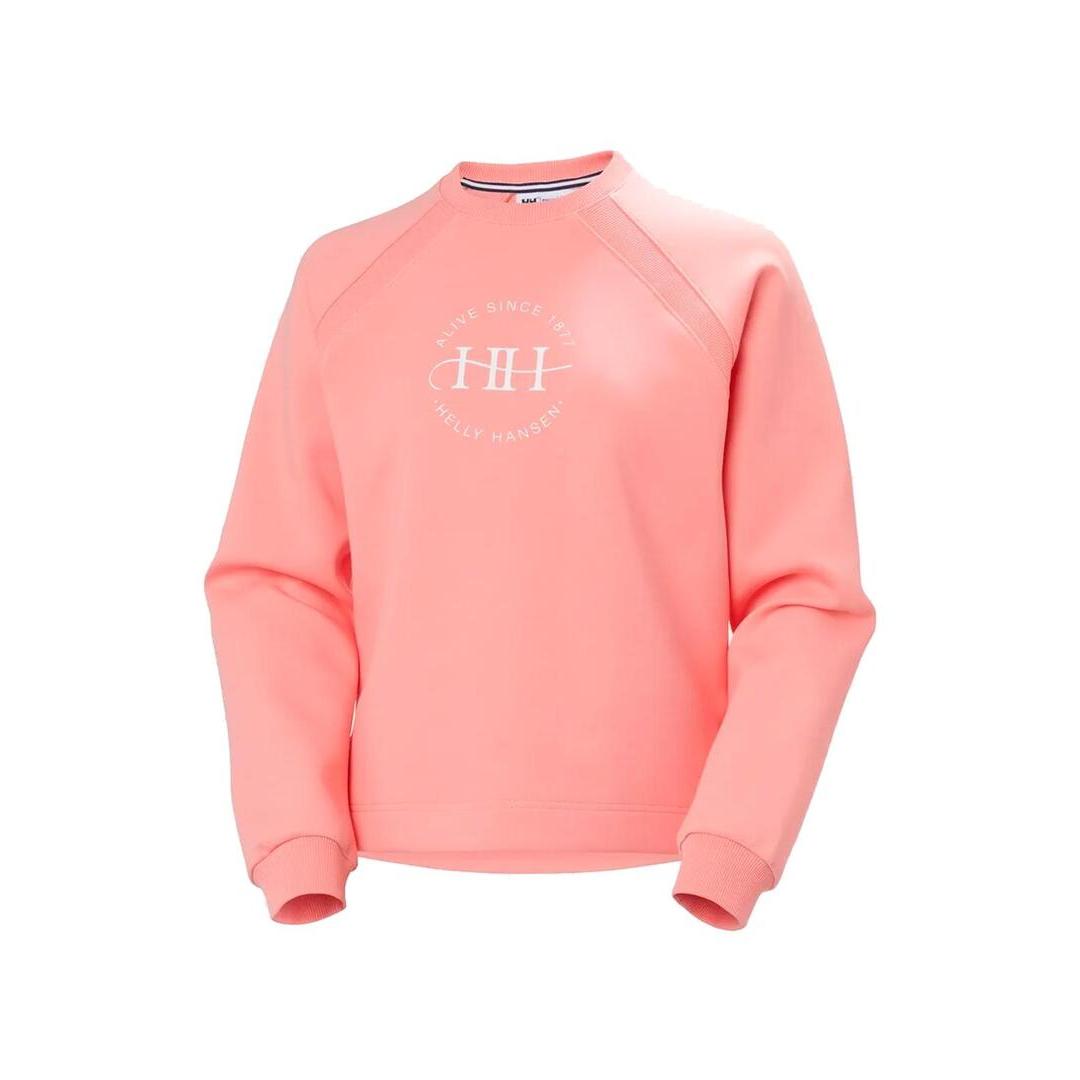 Sudadera Mujer Helly Hansen Capri Crew Coral