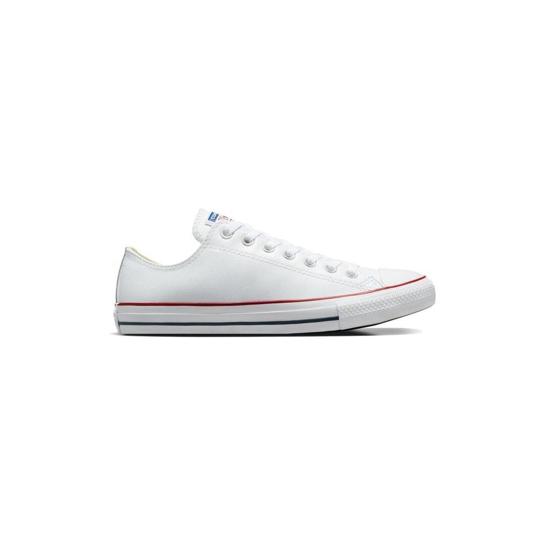 Zapatilla Mujer Converse All Star OX Piel Blanca