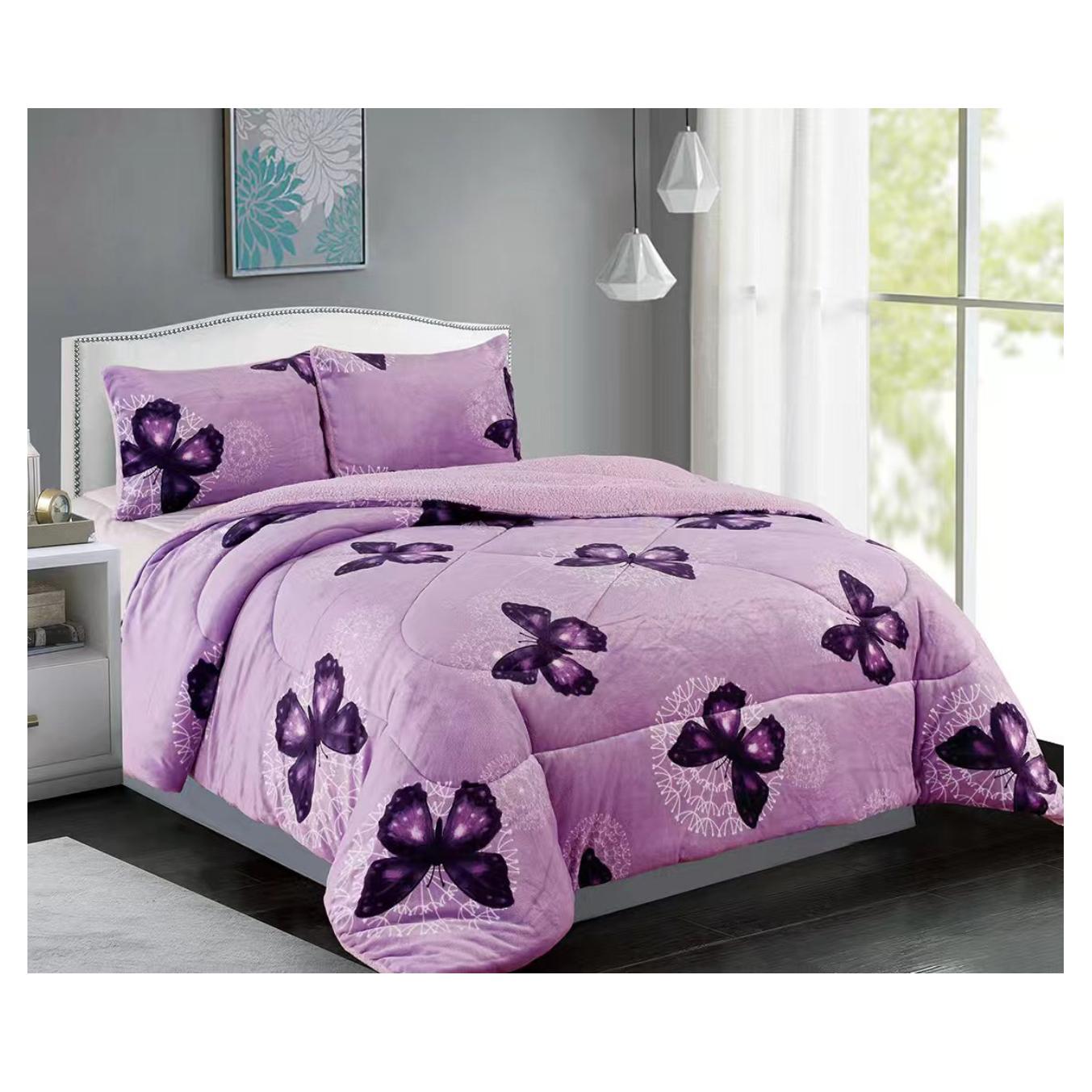 Edredón Sherpa Conforter con pelo borreguito Edredón Sherpa con Borreguillo de Invierno Para cama de 90-105-135-150 cm,
