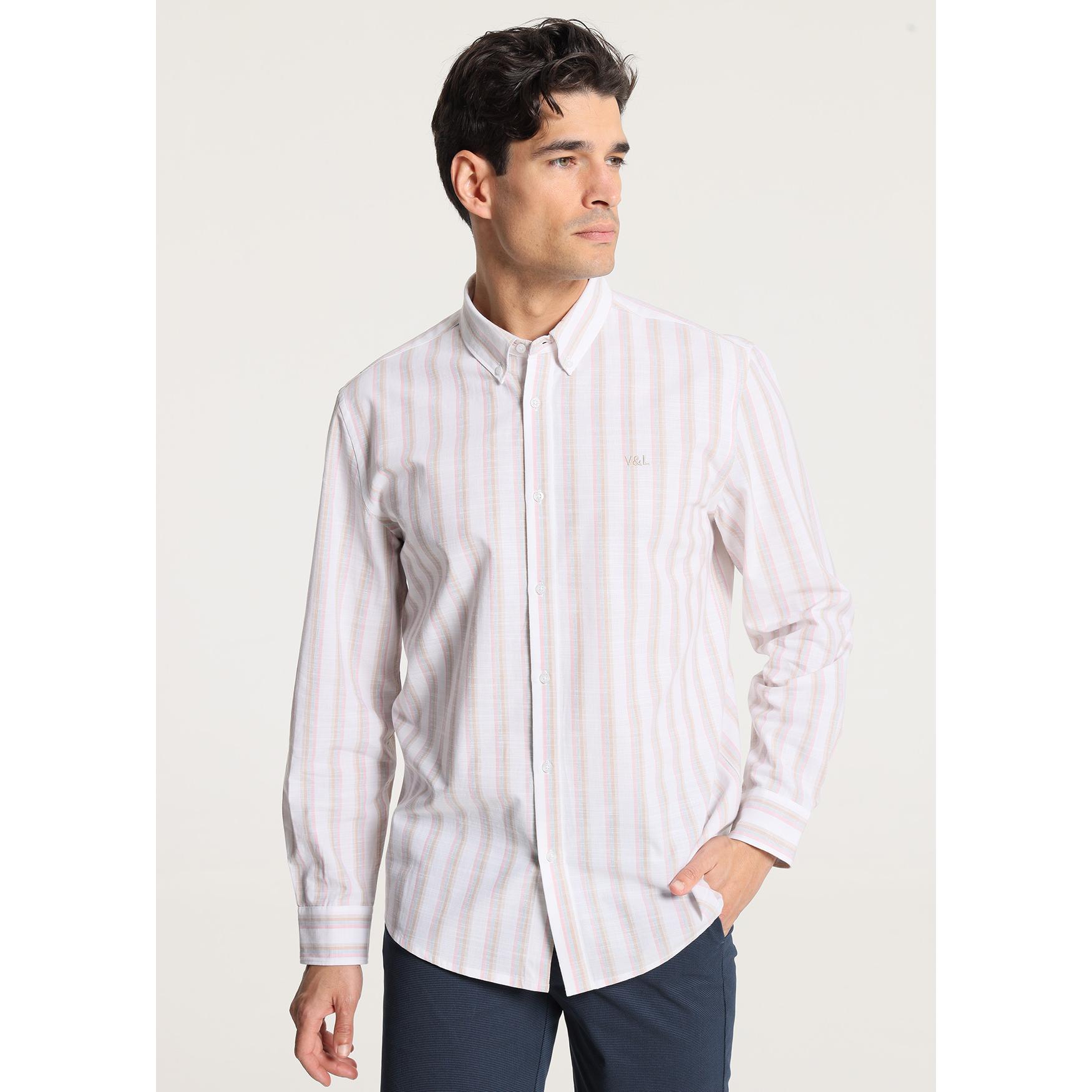 Victorio & Lucchino - Camisa Rayas Multicolor