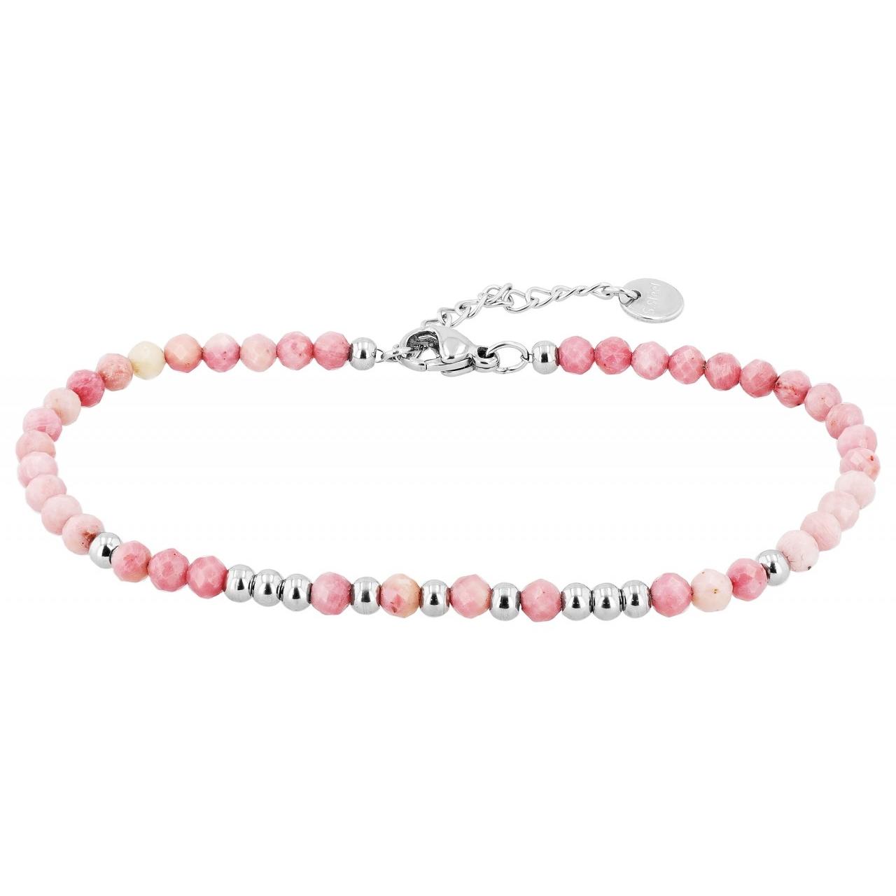Akzent® Pulsera "Willow" em Aço Inoxidável e Pedras Naturais - 0646
