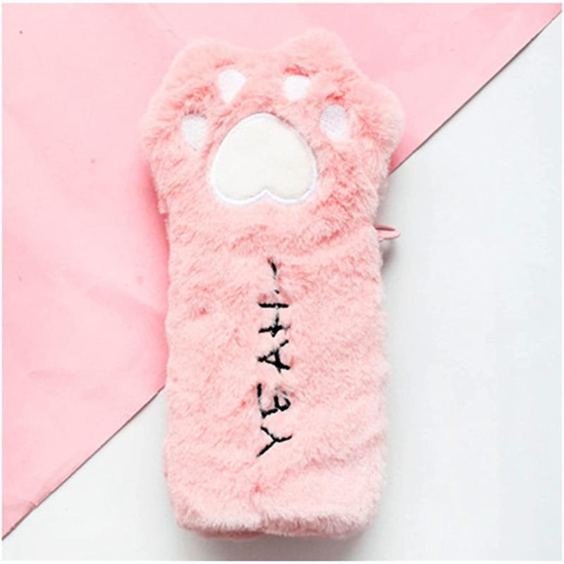 Estuche de lápices Kawaii para niñas, organizador de gran capacidad con cremallera, 2 piezas