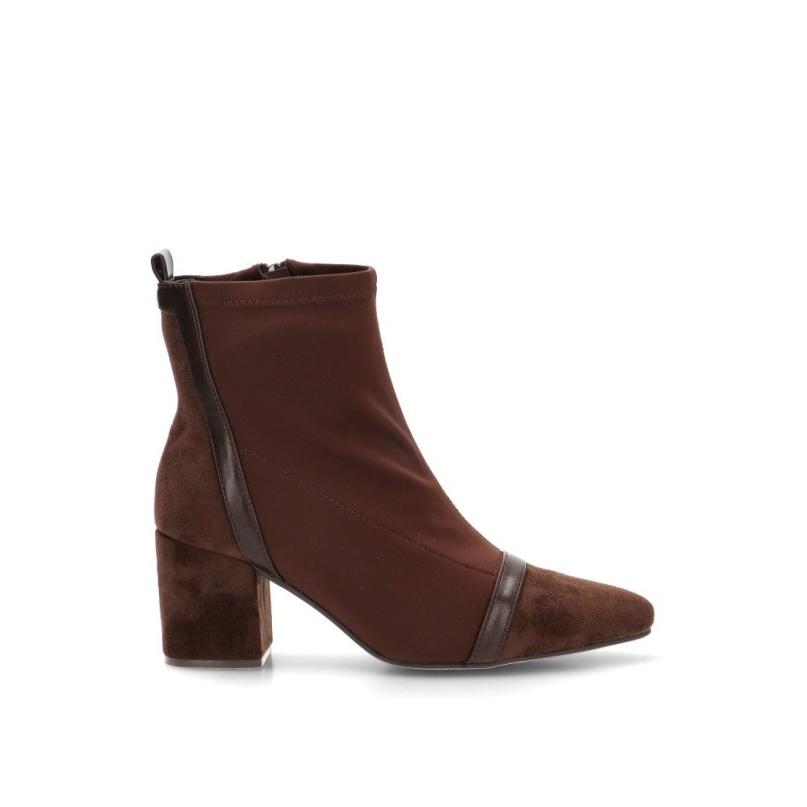 Botin Weekend Etika - Mujer - Tacón Medio - Modelo 32023 - Color Café