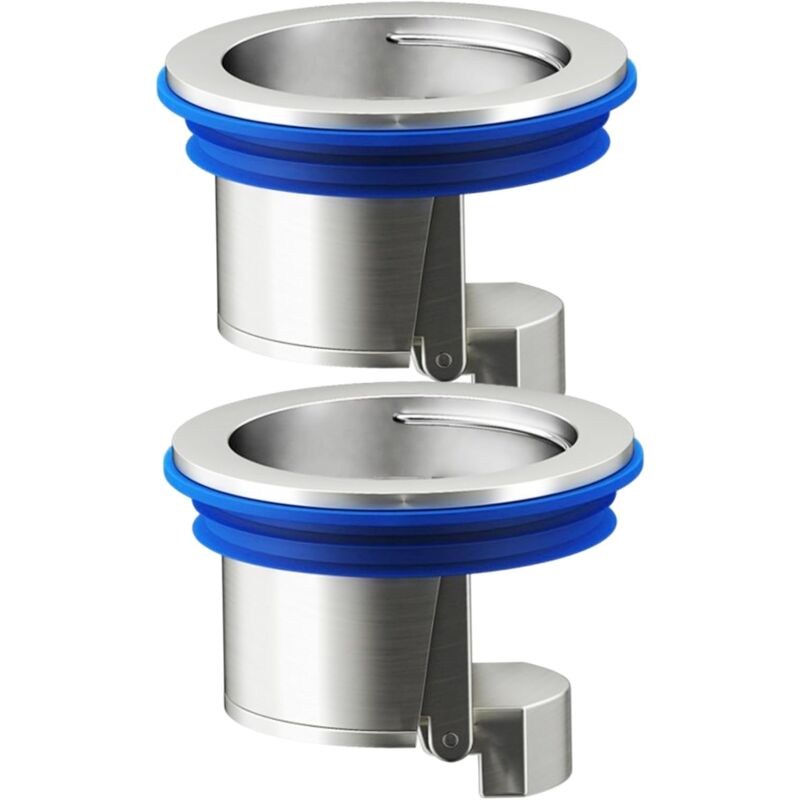 CA Tapón de drenaje antirreflujo para desagüe de suelo, 2 unidades, antiolor, para ducha, cocina y baño.