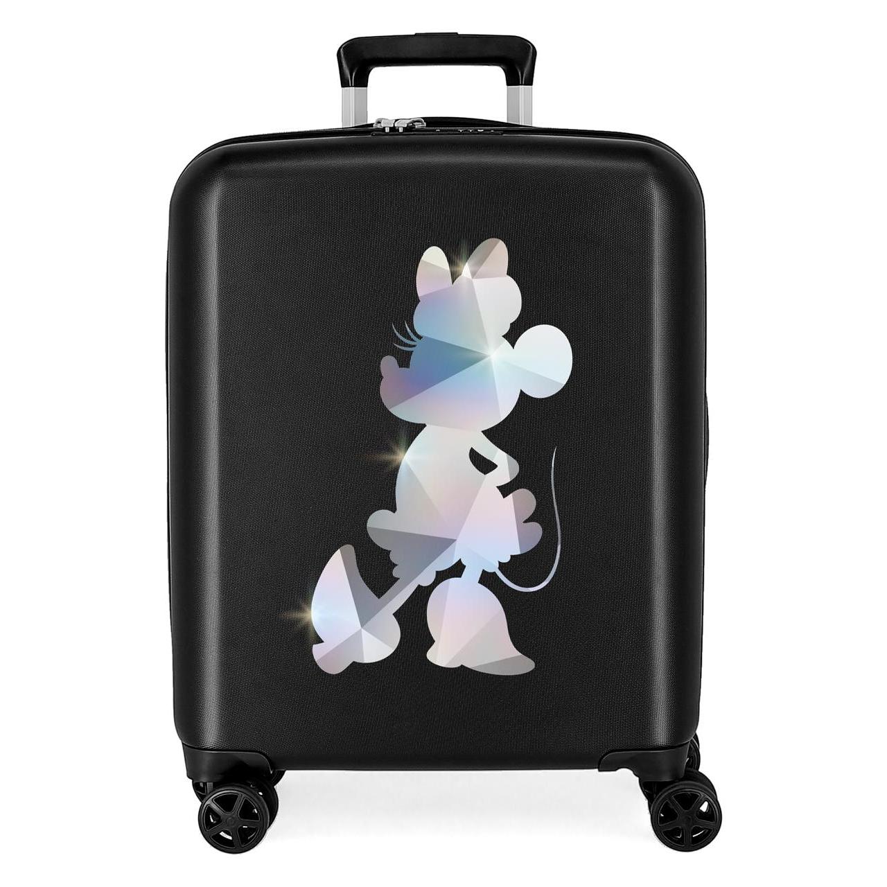 Disney Mickey Maleta De Cabina ABS Rígida Disney 100 Special Shine Negro