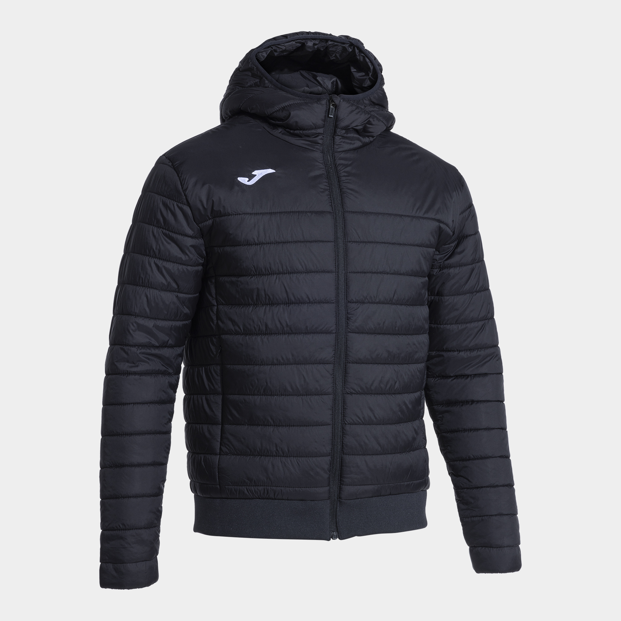 Bomber Capucha Hombre Joma Urban V 103796 Negro 100 Confortable