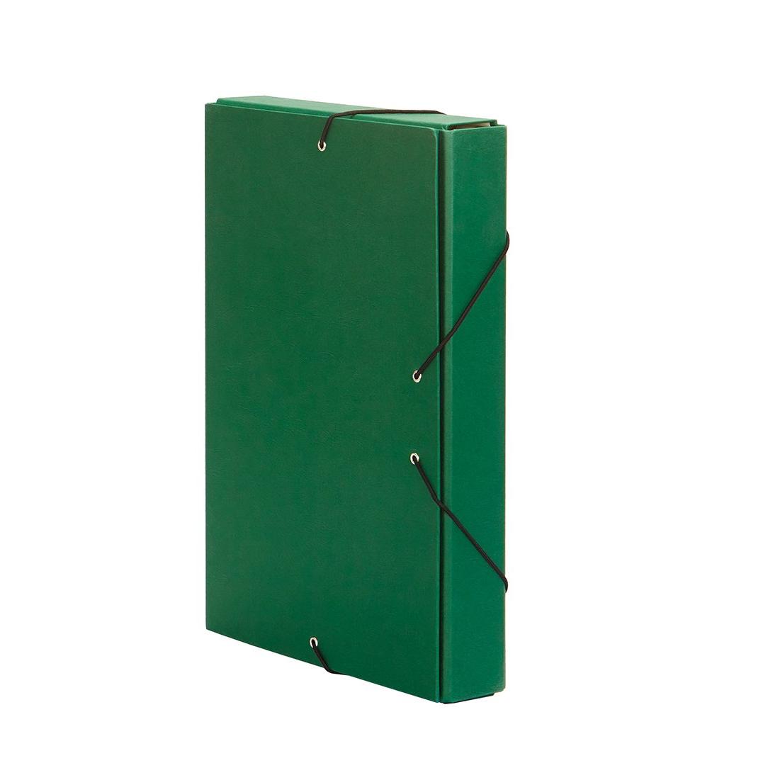PARDO 965104 - Carpeta proyectos lomo 50 cierre gomas, color verde