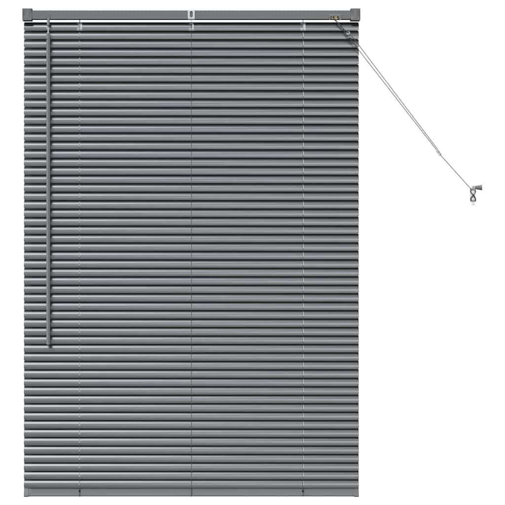 vidaXL Persianas venecianas Manual Gris oscuro 130 x 95 cm Aluminio