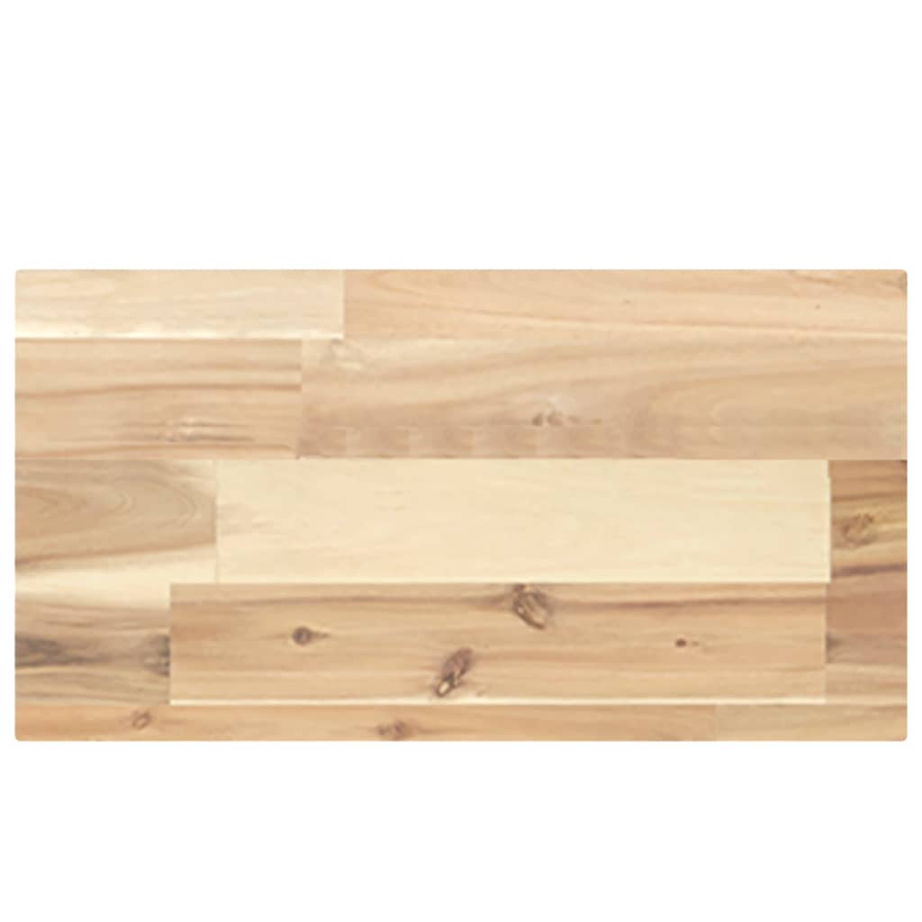 vidaXL Estante flotante madera maciza de acacia sin tratar 60x20x4 cm